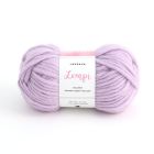Sävymalli Pehmo-pipon tarvikepaketille. Lankava Lempi-villalanka 110 Laventeli.