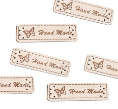 Handmade-merkit, beige, 5kpl
