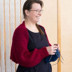 Neuleohje neulotut hihattimet bolerot Kanerva Karpalo