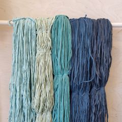 T-shirt yarn (cotton tricot), 5 kg assortment-28 Lagoon