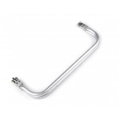 Metallinen laukunkehys, koko 25x10 cm, materiaali kevyttä alumiinia