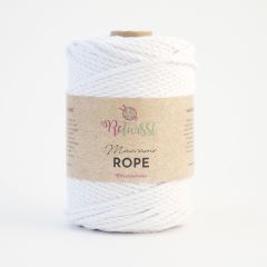 ReTwisst Macrame Rope 4 mm-01 Vit