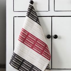 Ohje: Kudotut Joulu-keittiöpyyhkeet ja -leivinliina