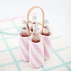Pattern Molla Mills crochet bottle carrier