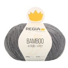 Regia Premium Bamboo 4-ply-00093 harmaa #
