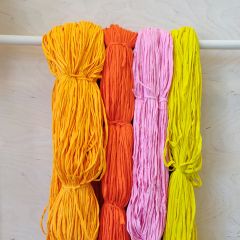 T-shirt yarn (cotton tricot), 5 kg assortment-26 Sunset