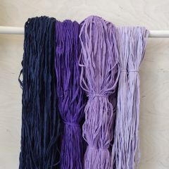 T-shirt yarn (cotton tricot), 5 kg assortment-25 Lilac 