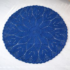 Virkkausohje: virkattu matto Tulppaani