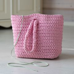 Virkkausohje virkattu kassi langoille