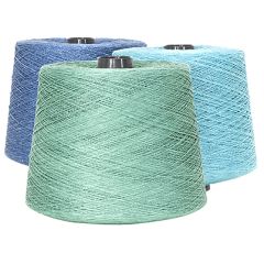 Line linen yarn dyed