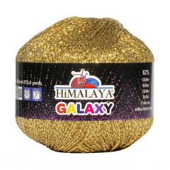 malaya Galaxy kimallelanka 50 g kerä, metallinhohtoinen efektilanka