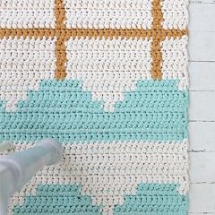 Molla Mills crochet arch rug