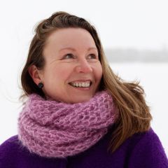 Ohje: Neulottu Kuura-tuubihuivi, ARKISTOMALLI