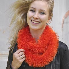 Neuleohje neulottu tuubihuivi Decofur