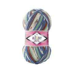 Alize Superwash, brokig