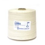 Liina kalalanka 9-säikeinen valkaisematon 1,8 kg kartiolla