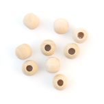 Små träpärlor 20 mm (50 st).