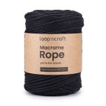 Loop'ncraft Macrame Rope 4 mm-02 Svart