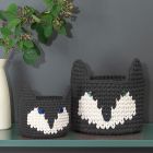 Suloiset eläinkorit virkataan Lankavan kierrätyspuuvillaisista ontelokuteista.