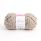 Sävymalli Pehmo-pipon tarvikepaketille. Lankava Lempi-villalanka 107 Vaalea beige.