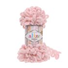 Värimalli Korinpohja-torkkupeitto ja -tyyny -tarvikepaketille. Alize Puffy 161 Puuteri.