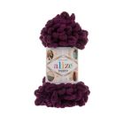 Värimalli Sormineulepontso-tarvikepaketille. Alize Puffy 111 Violetti.