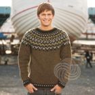 Suosittu Riddari-villapaita neulotaan Istex Lettlopi-langasta.