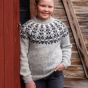 Harmaa Tarvikepaketti: Lumikukka-villapaita, lasten