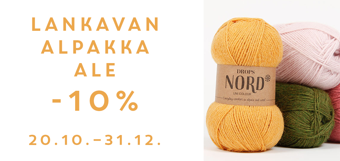 Lankavan Alpakka-Ale -10% Lankavan Alpakka-Ale -10%